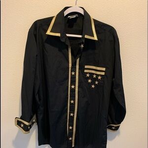 LANIE Designer Shirt Made in USA Queens NY. Sz M​​​​​​​​​​​​​​​​​​